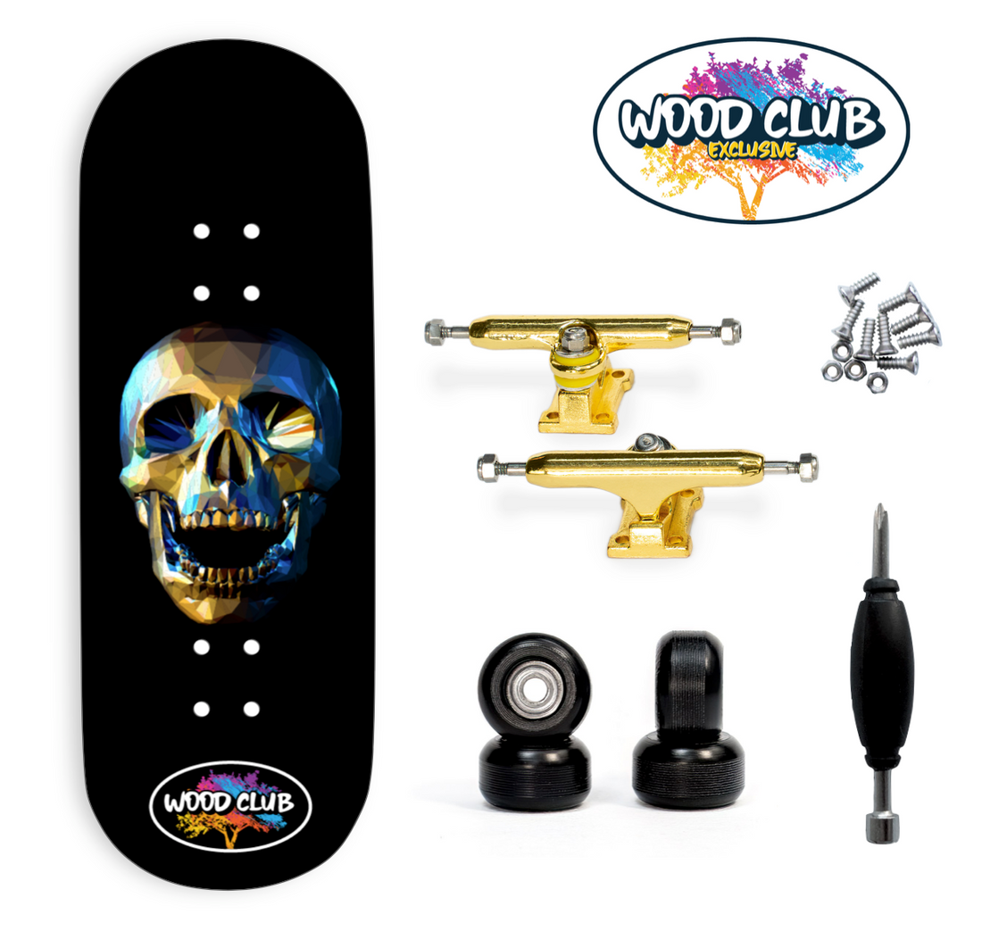 WoodClub EXCLUSIVE Fingerboard de 32mm - "SKULL"