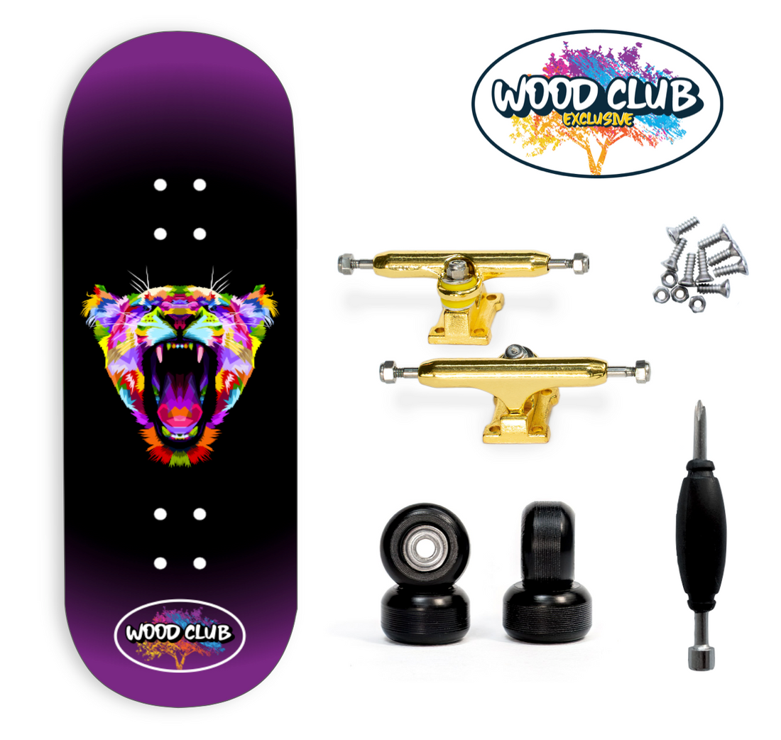 WoodClub EXCLUSIVE Fingerboard de 32mm - "BEAR"