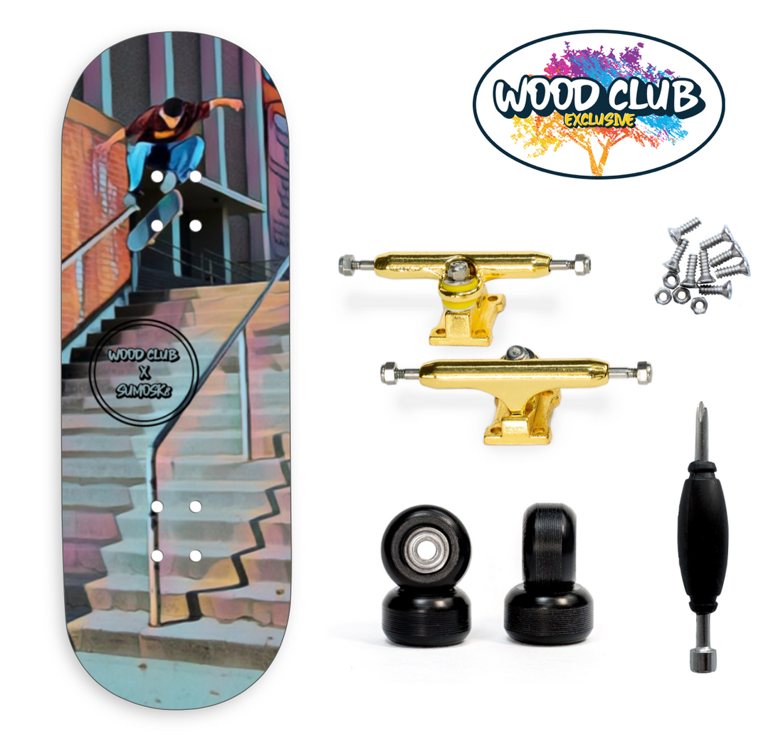 WoodClub EXCLUSIVE Fingerboard de 32mm - "SUMOSK8"