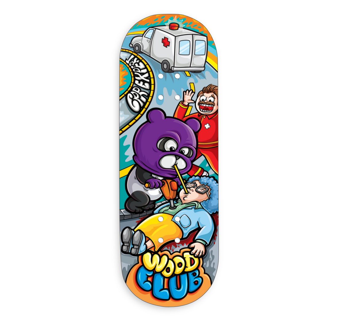 WoodClub EXCLUSIVE Deck en bois de 32mm - "CPR"