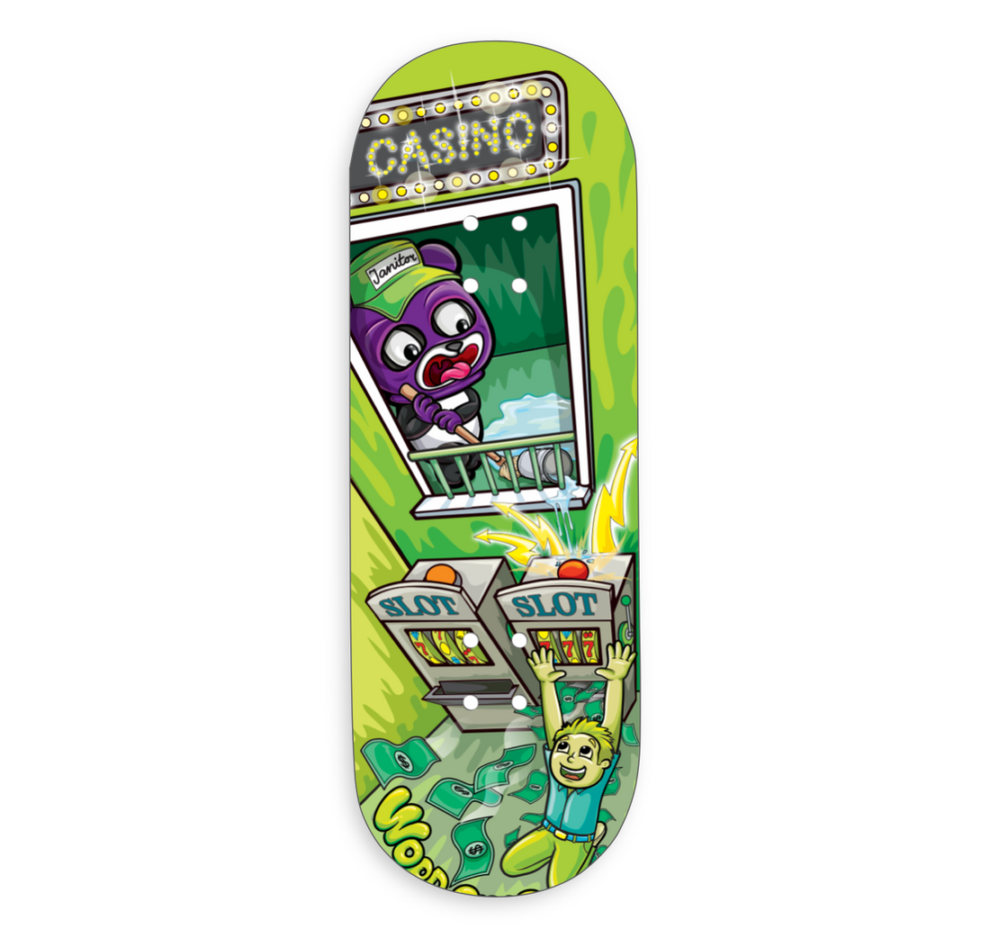 WoodClub EXCLUSIVE Deck en bois de 32mm - "LUCKY DAY"