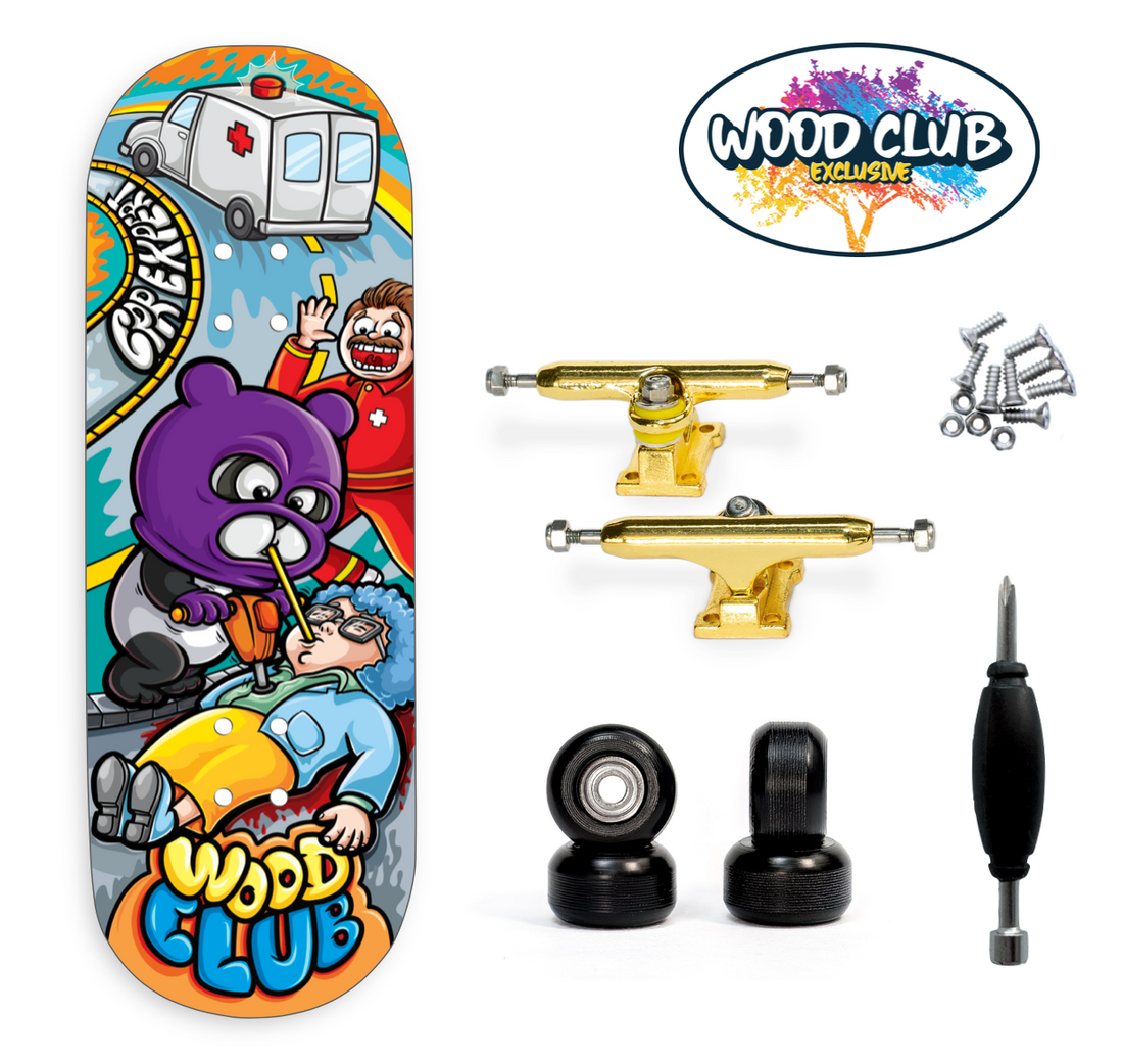 WoodClub EXCLUSIVE Fingerboard de 32mm - "CPR"