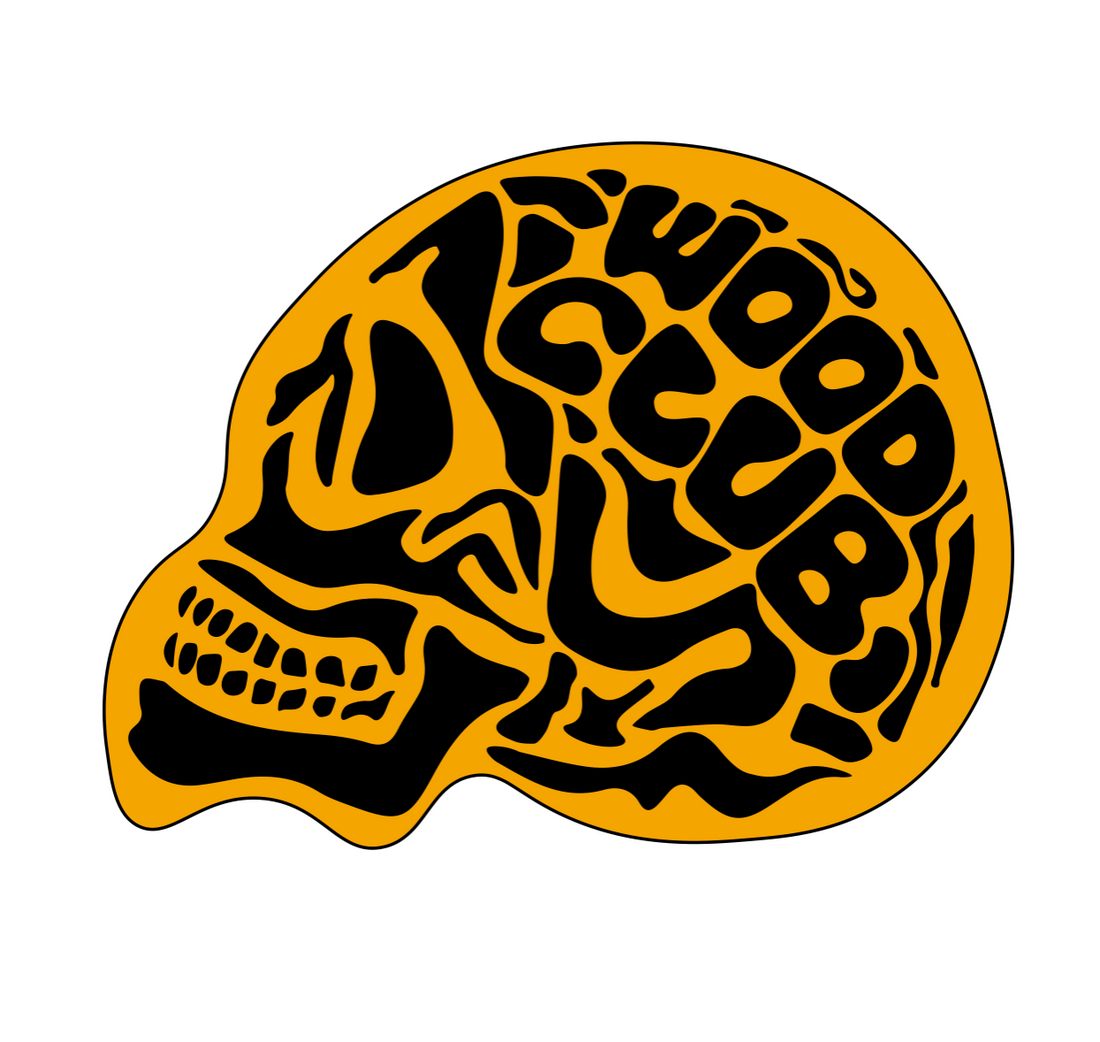 Autocollant WoodClub "Yellow Head"