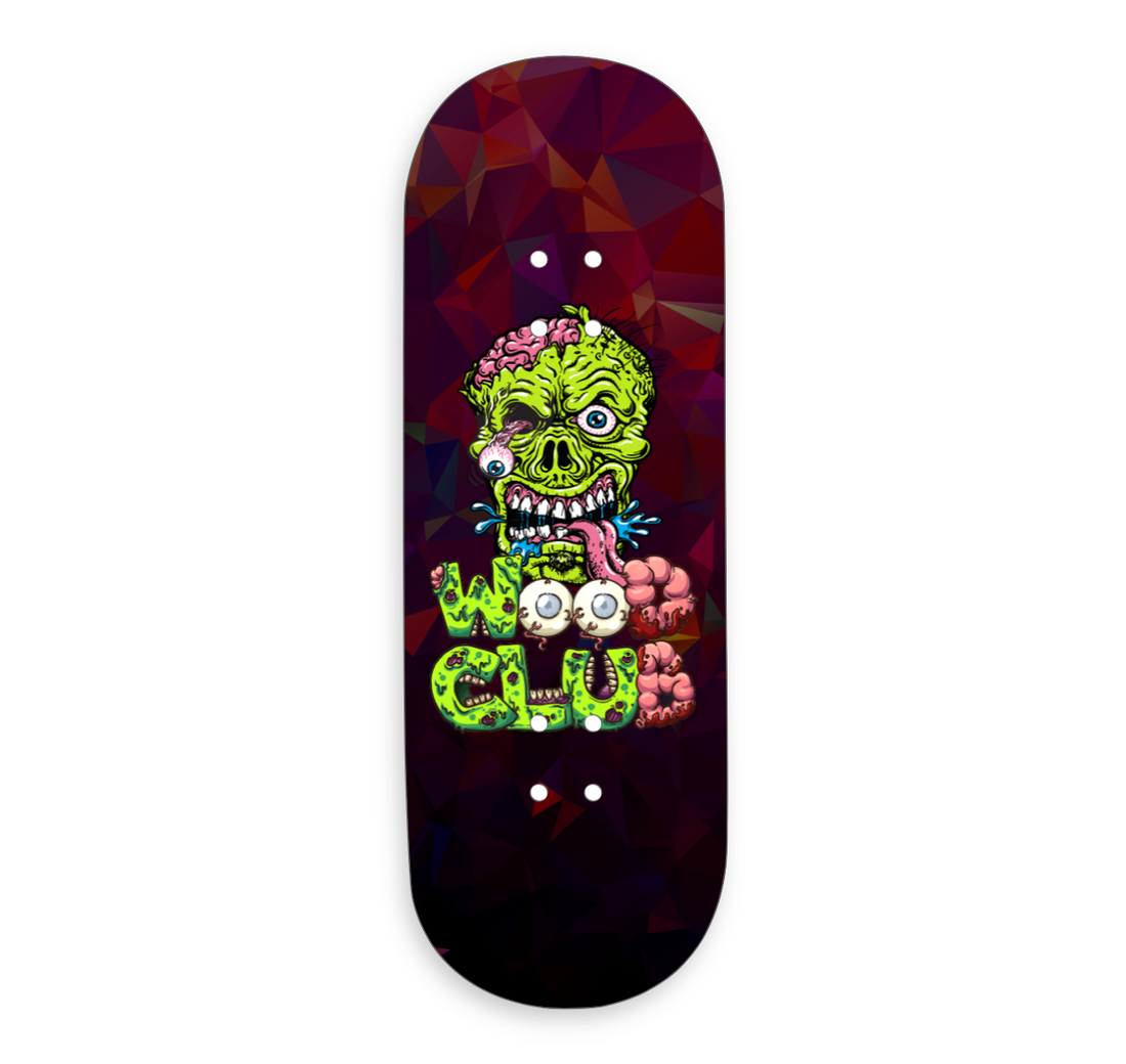 WoodClub EXCLUSIVE Deck en bois de 32mm - "ZOMBIE HEAD"