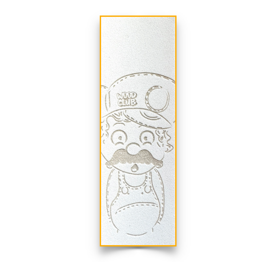Grip en mousse EXCLUSIVE 1 pièce Blanc- "Carl Francis"