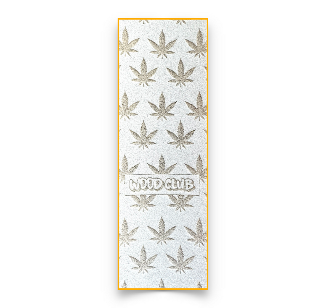 Grip en mousse EXCLUSIVE 1 pièce Blanc- "Leaves"