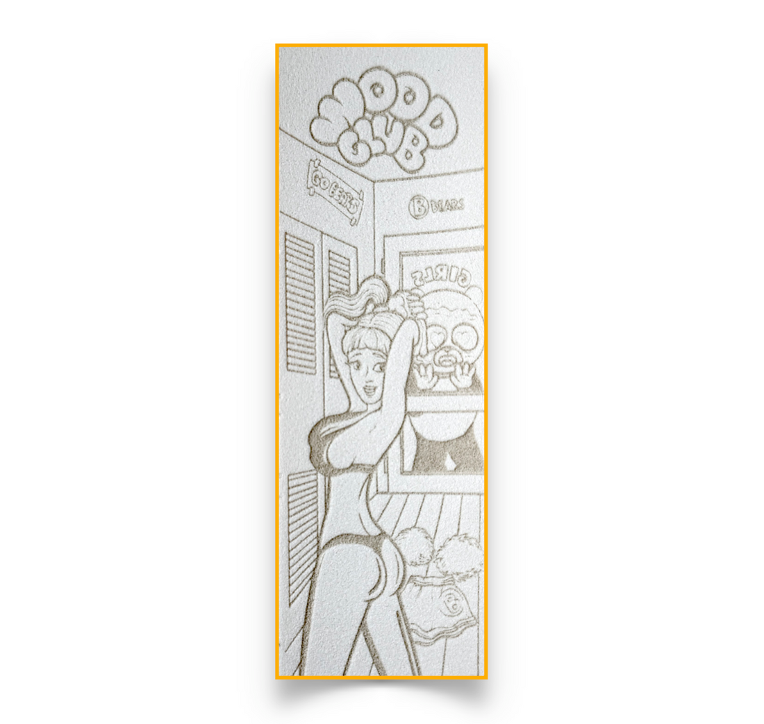 Grip en mousse EXCLUSIVE 1 pièce Blanc- "CHANGING ROOM"