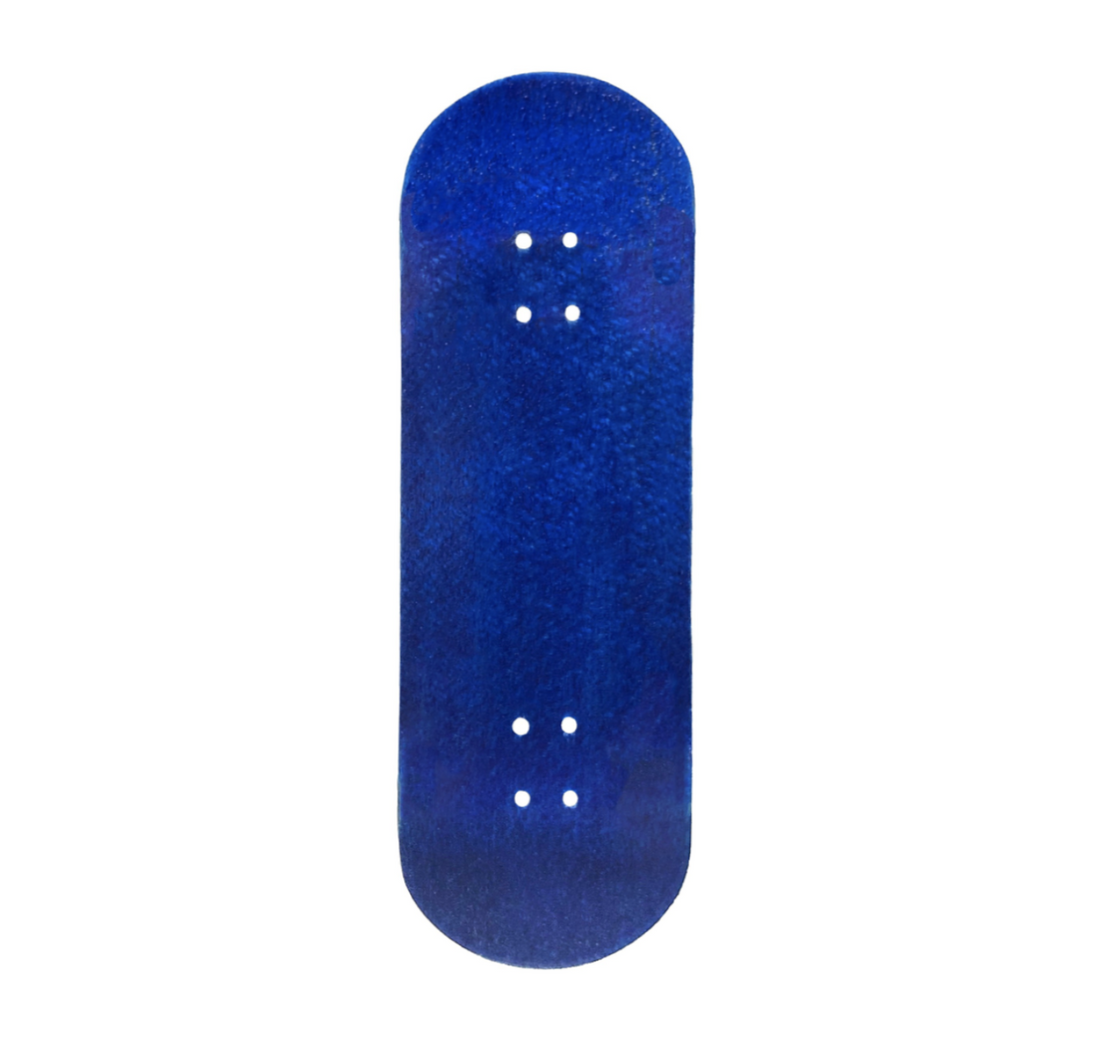 WoodClub Drevená doska 34mm - Modrá - Drevené Fingerboardy