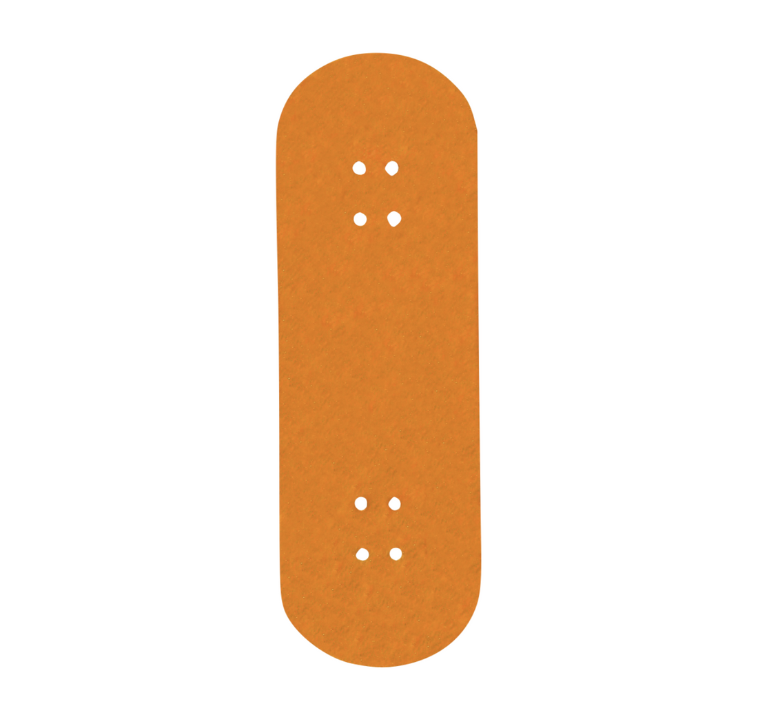 WoodClub Drevená doska 32mm - Oranžová - Drevené Fingerboardy