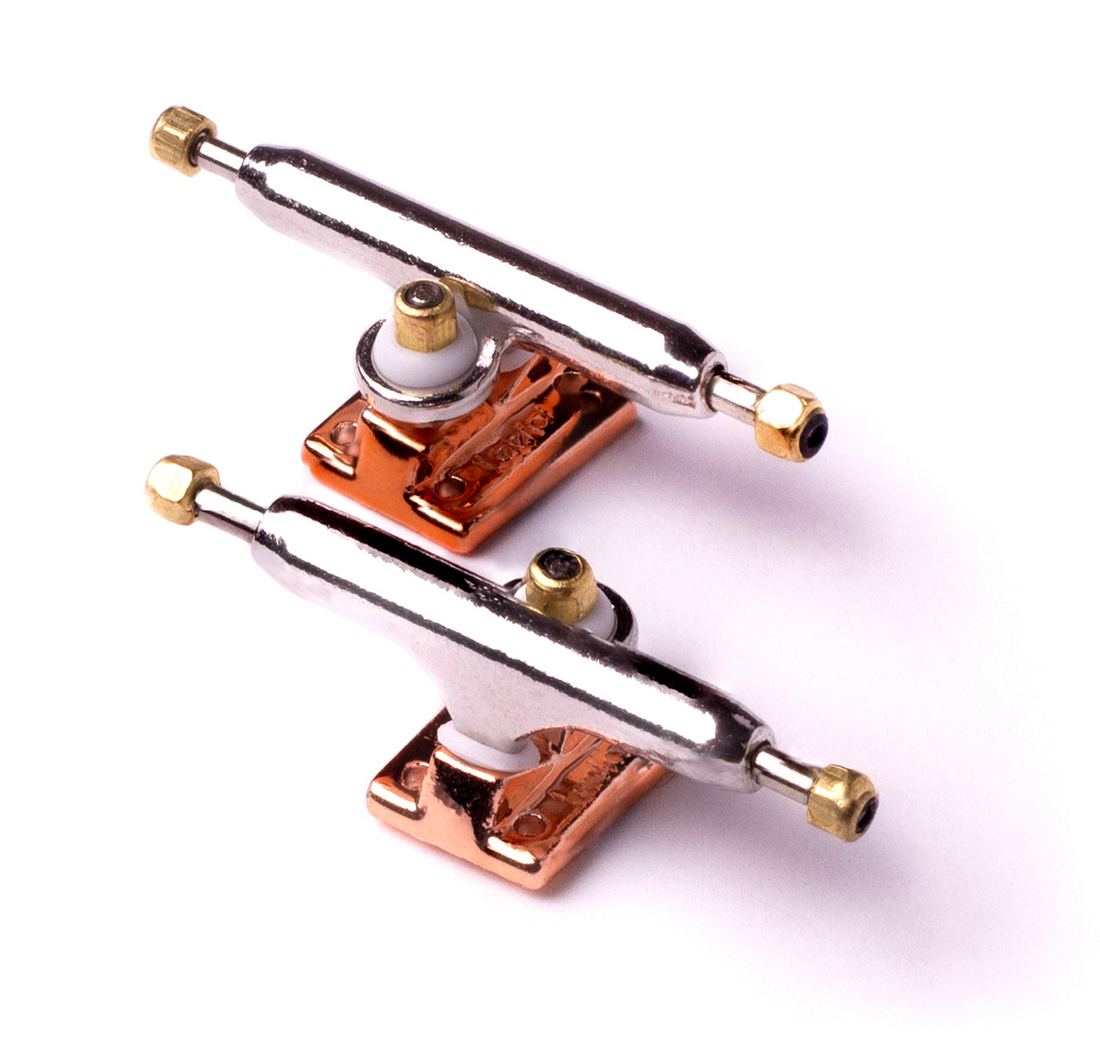 WoodClub Trucks ELITE de 32mm - Argent/Or