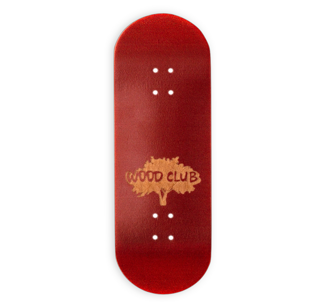 WoodClub Deck en bois de 32mm - Rouge