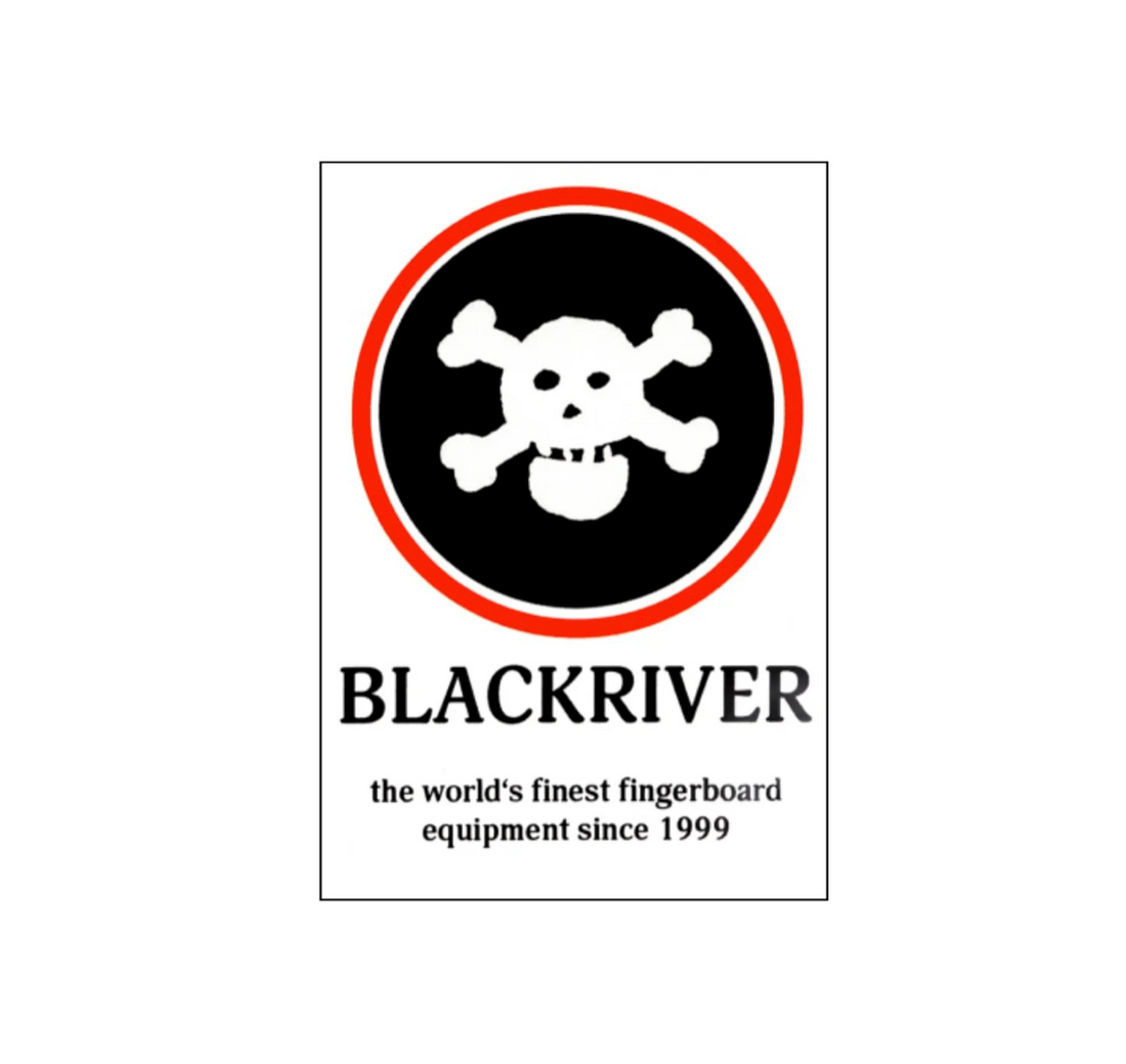 Autocollant Blackriver "Blackriver Logo" - Blanc