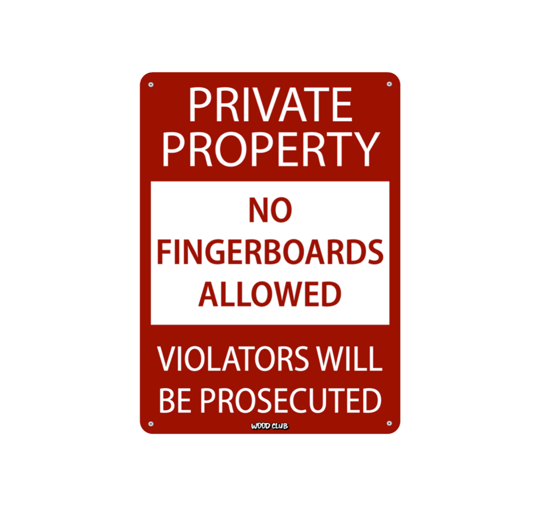 Autocollant WoodClub "Private Property"