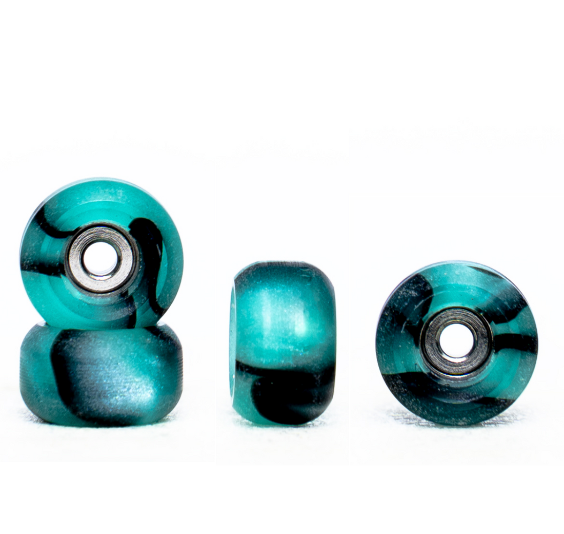 WoodClub Roues CRAZY COLOR - Noir/Bleu