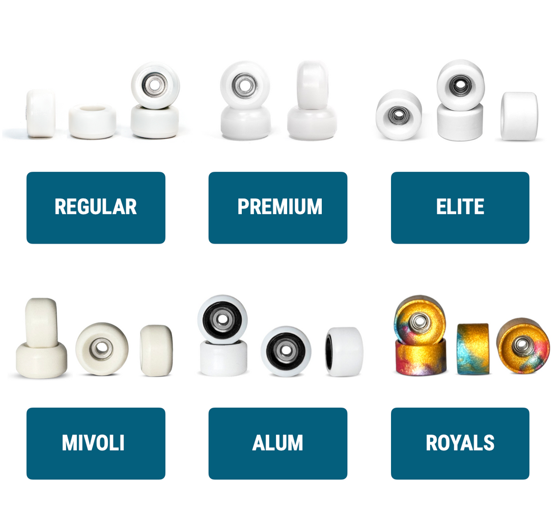 WoodClub Fingerboard en bois de 32mm - "WOODCLUB X EMILY LACY" - Noir