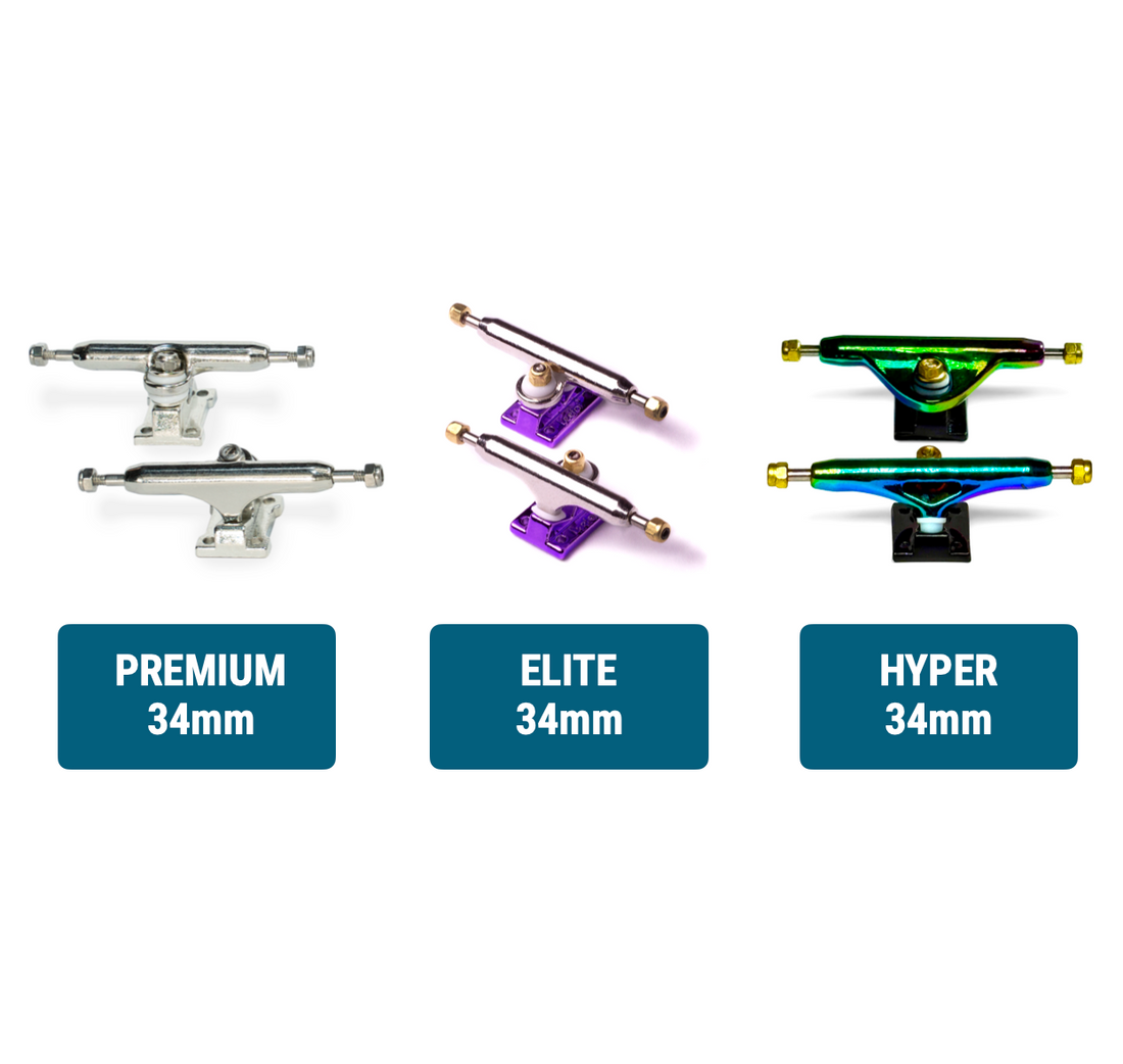 WoodClub Fingerboard en bois de 34mm - "Purple Pop"