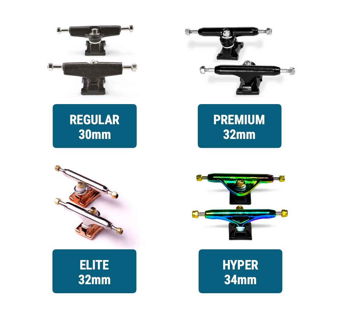 WoodClub Fingerboard en bois de 32mm - Vert
