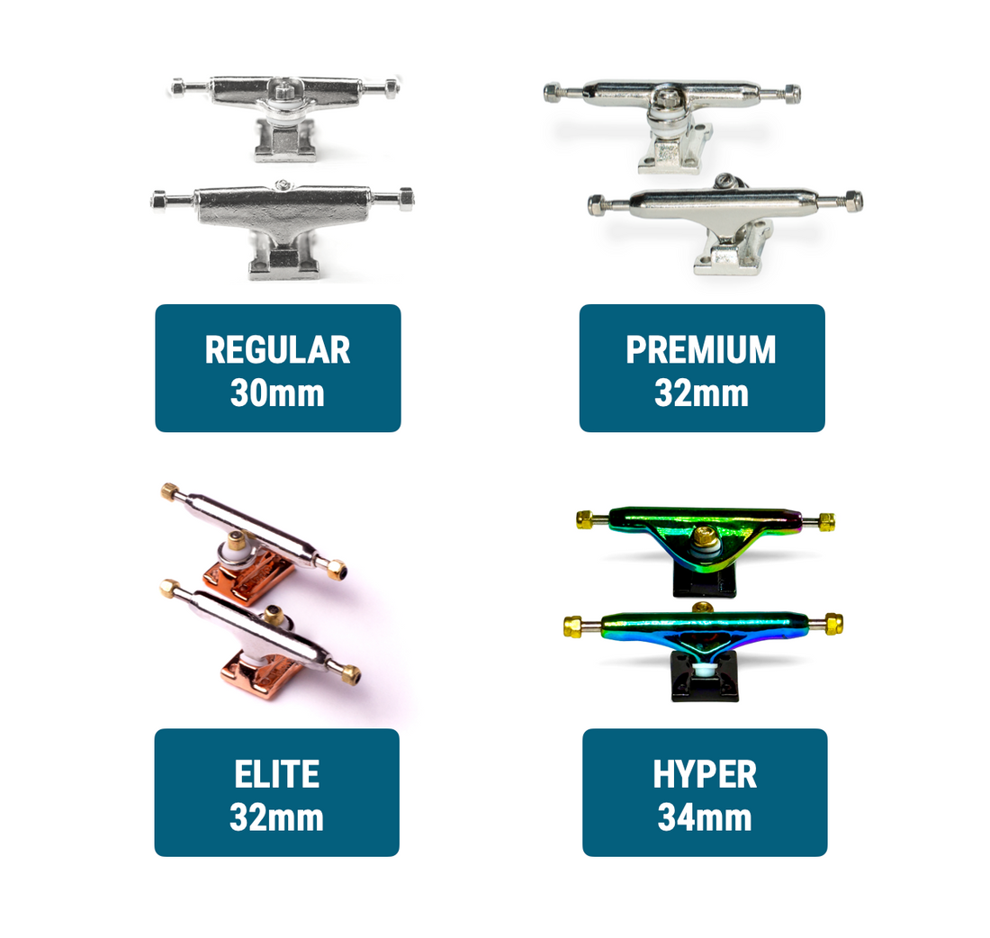 WoodClub Fingerboard en bois de 32mm - "Zebra Pop"