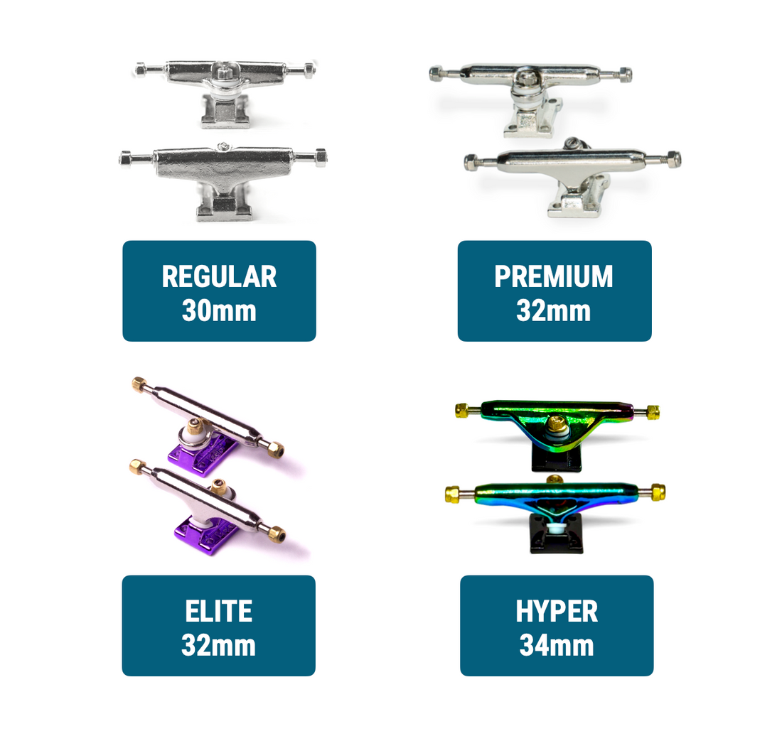 WoodClub Fingerboard en bois de 32mm - "Purple Pop"