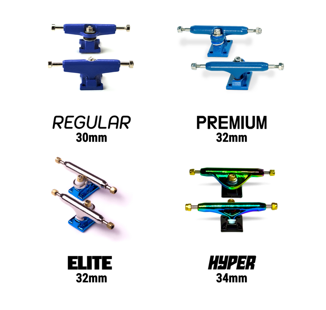 WoodClub Fingerboard en bois de 32mm - Blanc