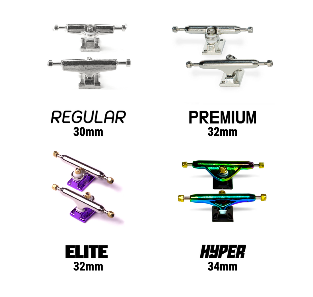 WoodClub Fingerboard en bois de 32mm - "Purple Pop"