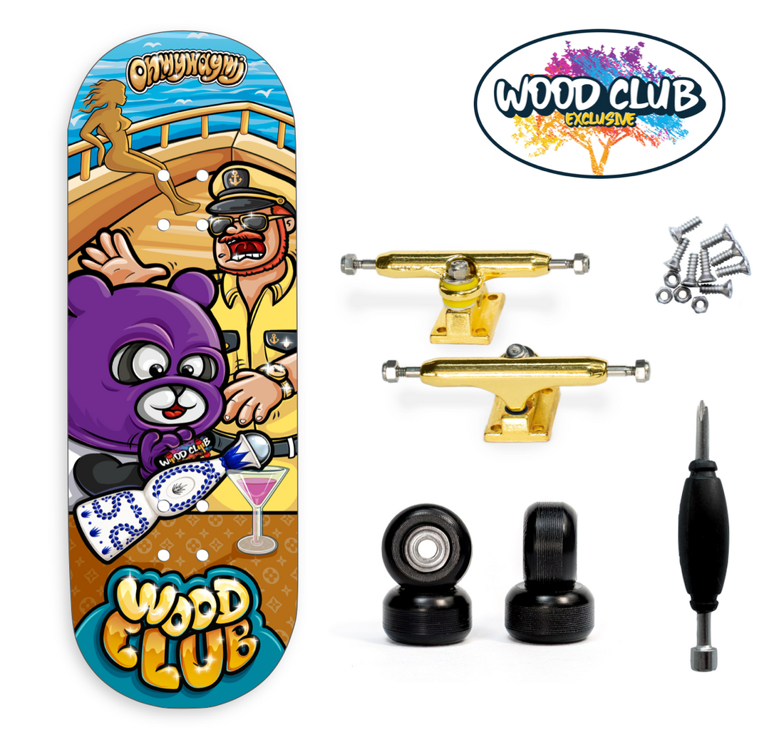 WoodClub EXCLUSIVE Fingerboard de 32mm - "ONMYWAYMJ"