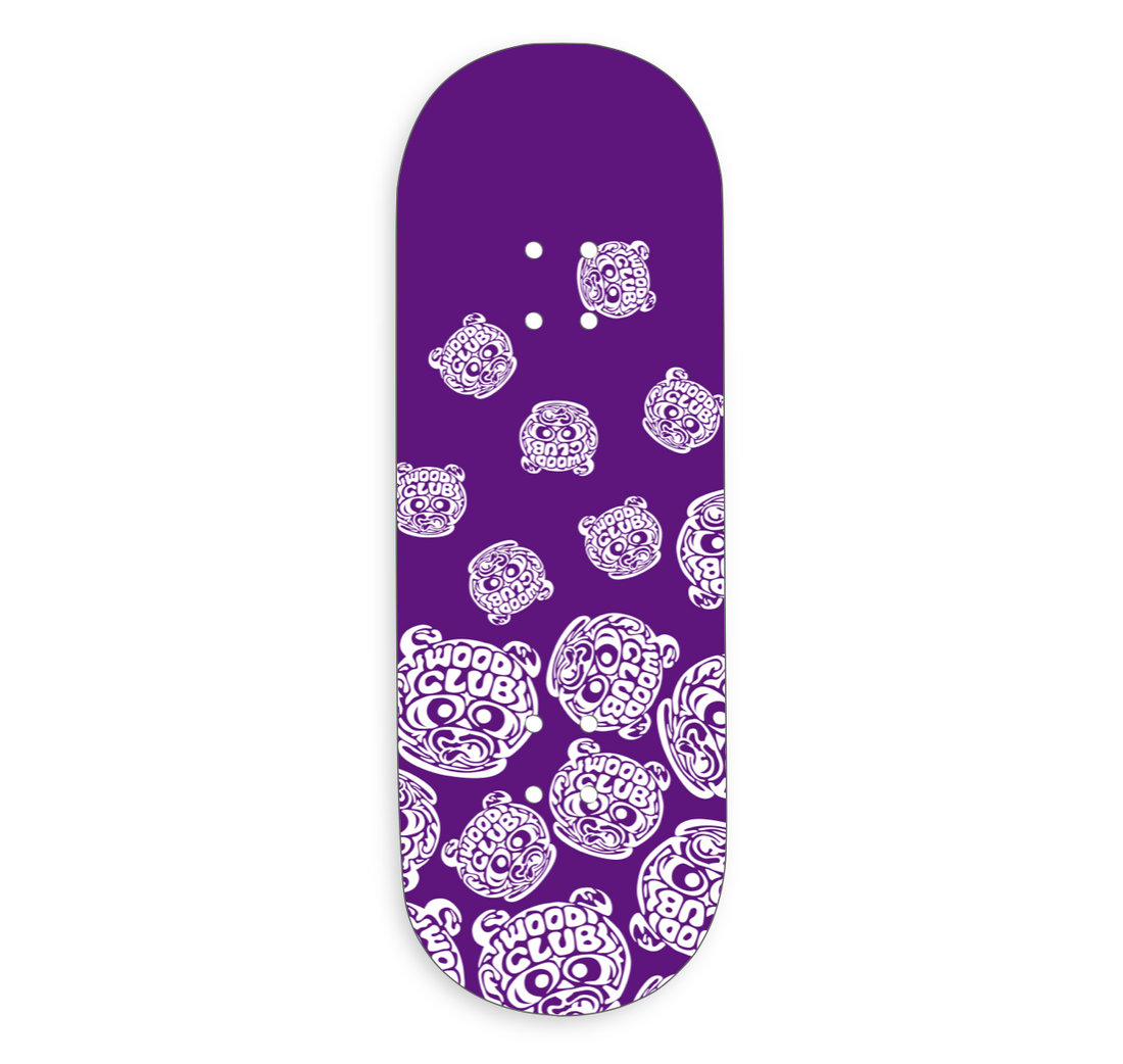 WoodClub EXCLUSIVE Deck en bois de 32mm - "PURPLE PANDAS"