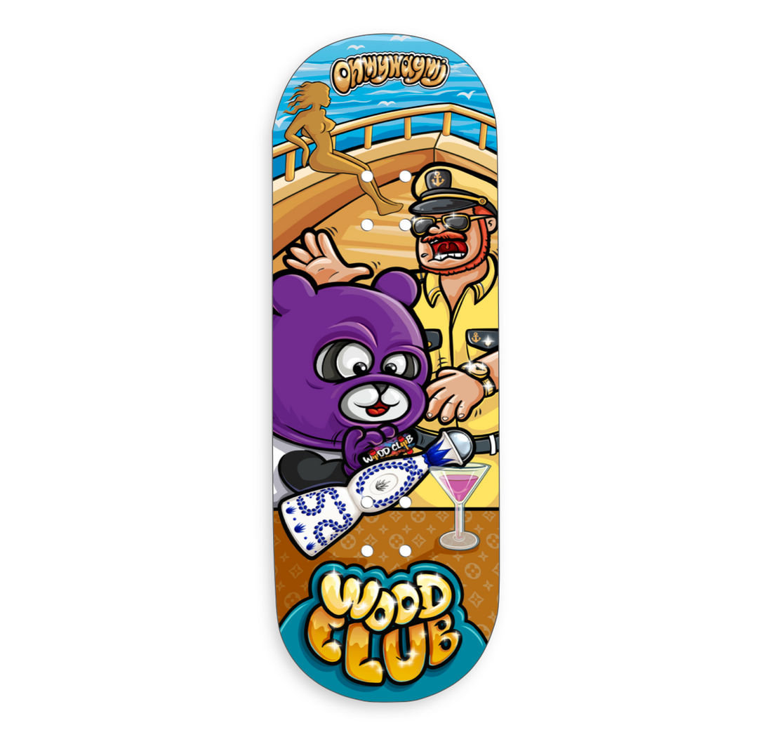 WoodClub EXCLUSIVE Deck en bois de 32mm - "ONMYWAYMJ"