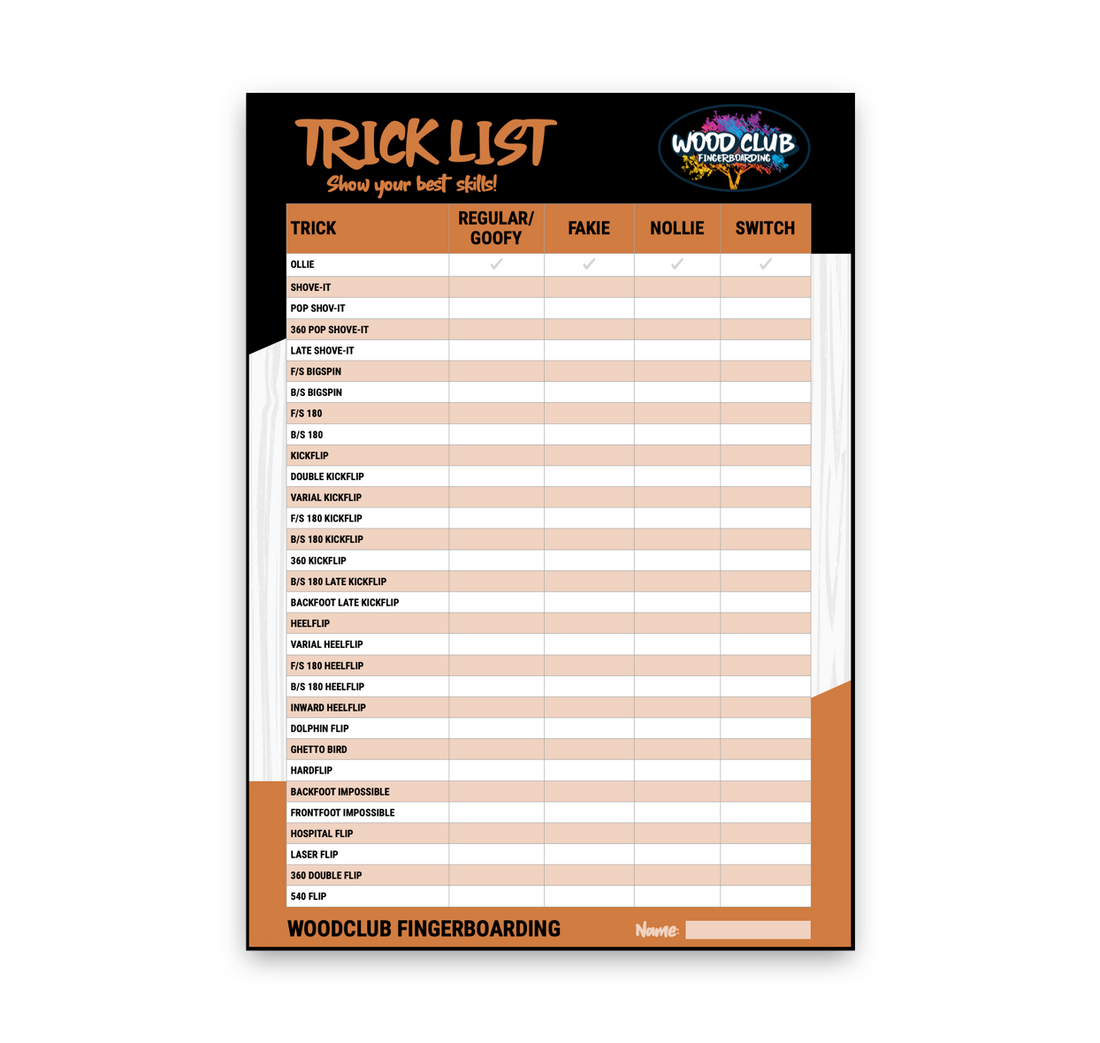 Trick List